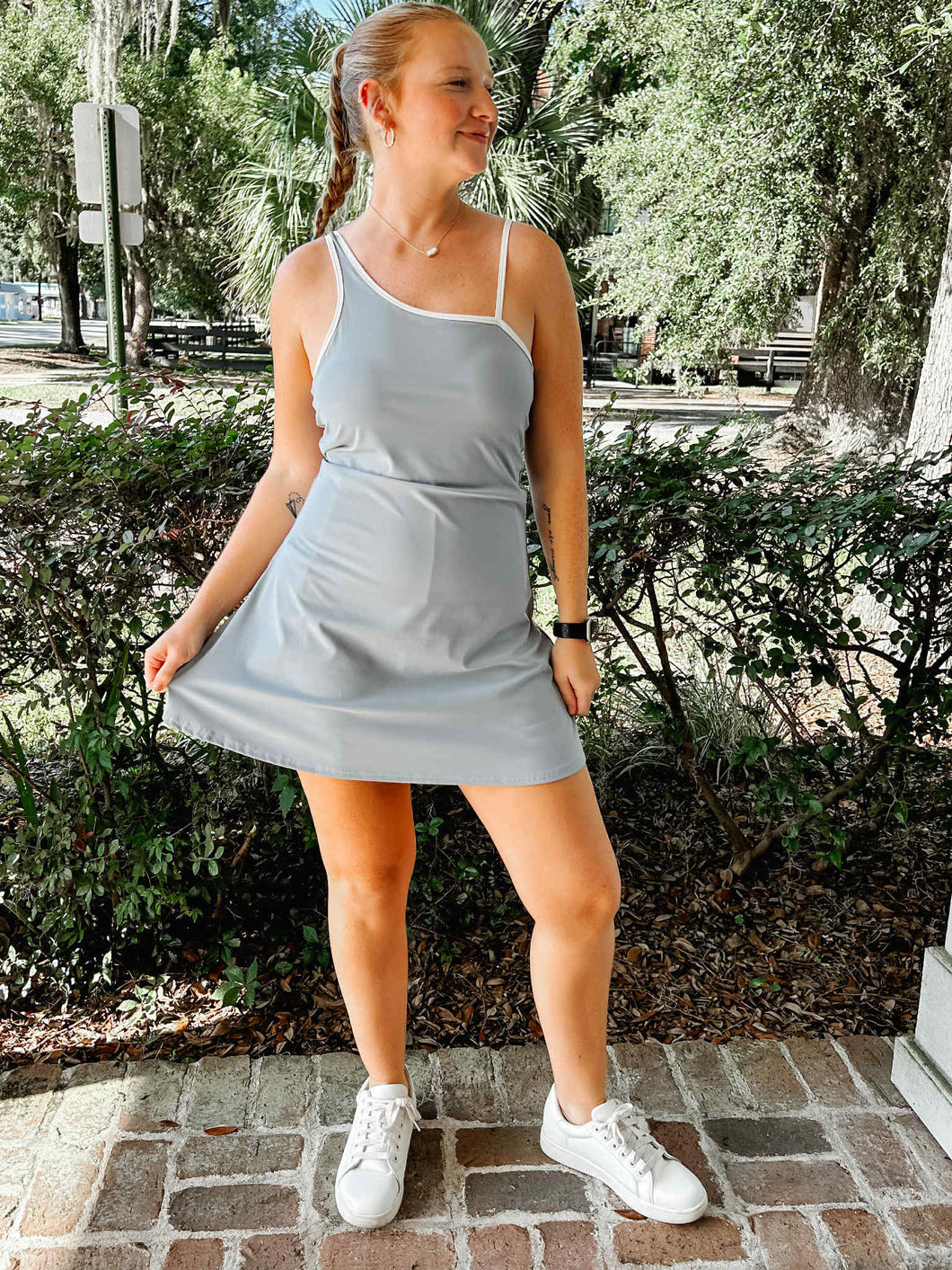 Active Punt Mini Dress | Sky