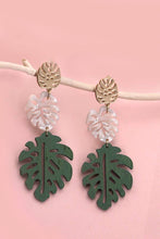 Color Leaf Earring | Green