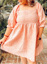 Grace Textured Babydoll Dress | Pink