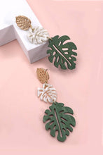 Color Leaf Earring | Green