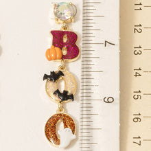 Boo Glitter Dangle Earrings