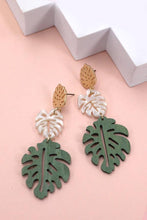 Color Leaf Earring | Green