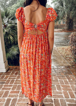 Amelia Floral Maxi | Coral
