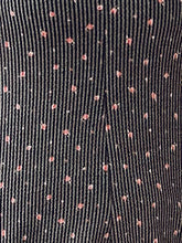 Floral Ribbed Romper | Charcoal