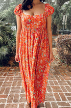 Amelia Floral Maxi | Coral