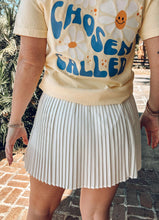 Pleated Activewear Skirt | White