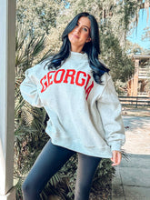 Georgia Mock Neck Reversible Sweatshirt | Grey