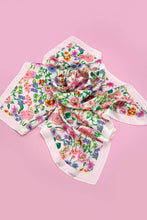 Floral Print Bandana Scarf | White