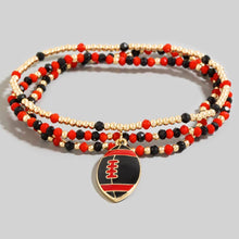 Football Charm Bracelets | Blue + White