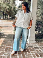 Recess Striped Top | Grey