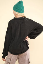 Oversize Ribbed Sweater | Charcoal