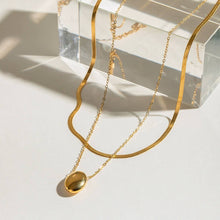 Layered Necklace Tarnish Free | Gold
