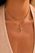 Cross Rhinestone Necklace