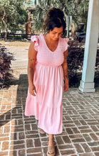 Spring Day Smocked Maxi | Pink