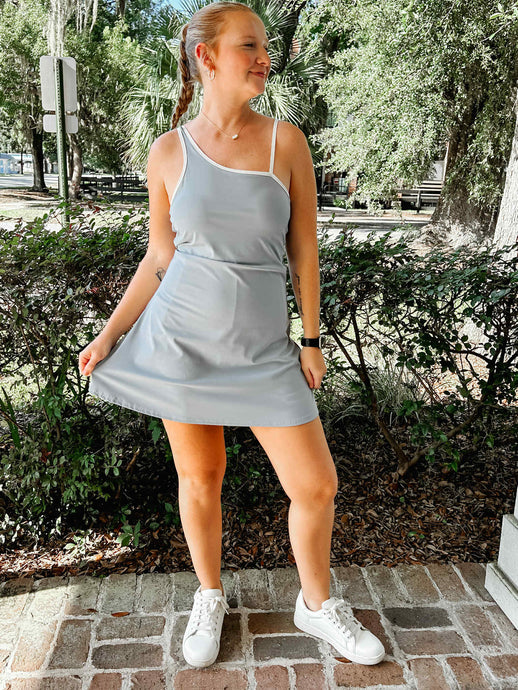 Active Punt Mini Dress | Sky