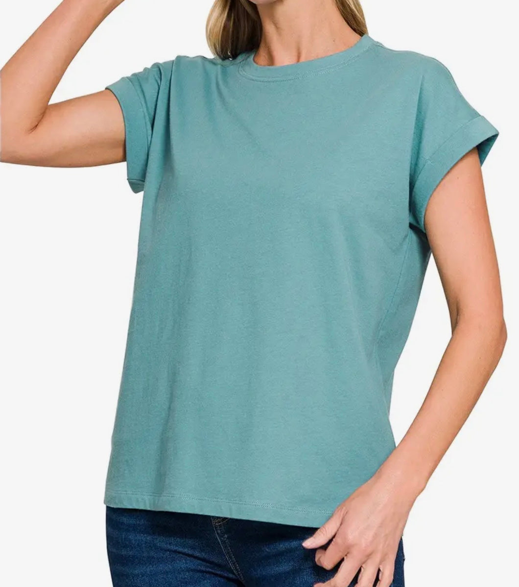Classic Cotton Tee | Teal