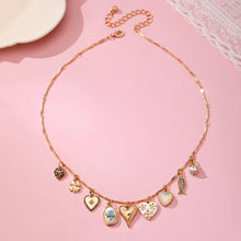 Charm Flover Heart Necklace