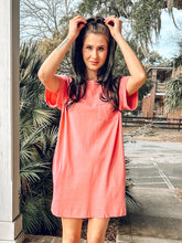 Cotton Tee Dress | Taffy Pink