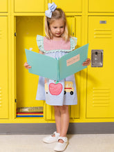School Days Embroidered Cotton Dress