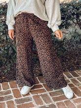 Leopard French Terry Wide Pants