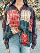 Patched Faded Flannel