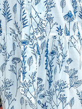 Cotton Floral Maxi Dress | Blue