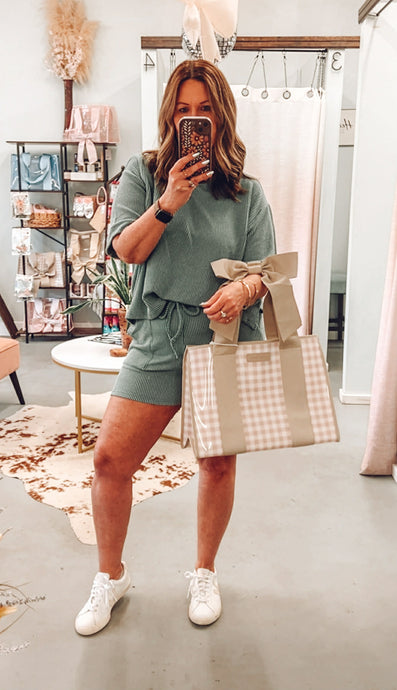 Corded Short Set | Jade