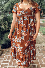 Fallon Floral Maxi Dress | Brown