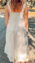 Gingham Embroidered Dress | Vintage