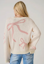 Tied Up Bow Sweater  | Cream