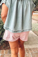 Boardwalk Striped Shorts | Red