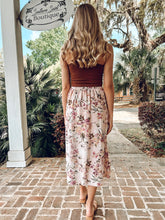Awaken Floral Midi Skirt | Pink