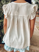 Airflow Flutter Top | White