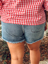 Wrapped Denim Skort | Medium Wash
