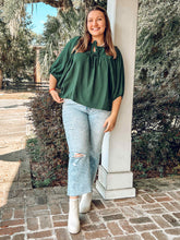 Perfect Airflow Bow Top | Green