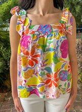 Floral Fruity Babydoll Tank