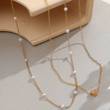 Heart Pearl Layered Necklace*