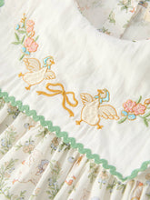 Vintage Floral Goose Dress