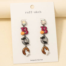 Boo Glitter Dangle Earrings
