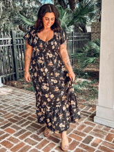 Onward Floral Maxi Dress | Black