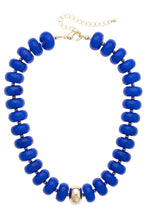 San Sebastian Beaded Resin Necklace: Red
