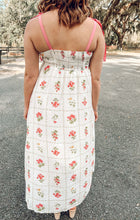 Scalloped Tile Maxi Dress | Pink