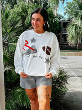 Patchwork Gameday Sweatshirt | White