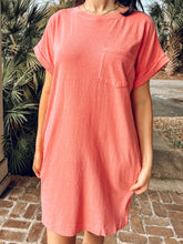Cotton Tee Dress | Taffy Pink