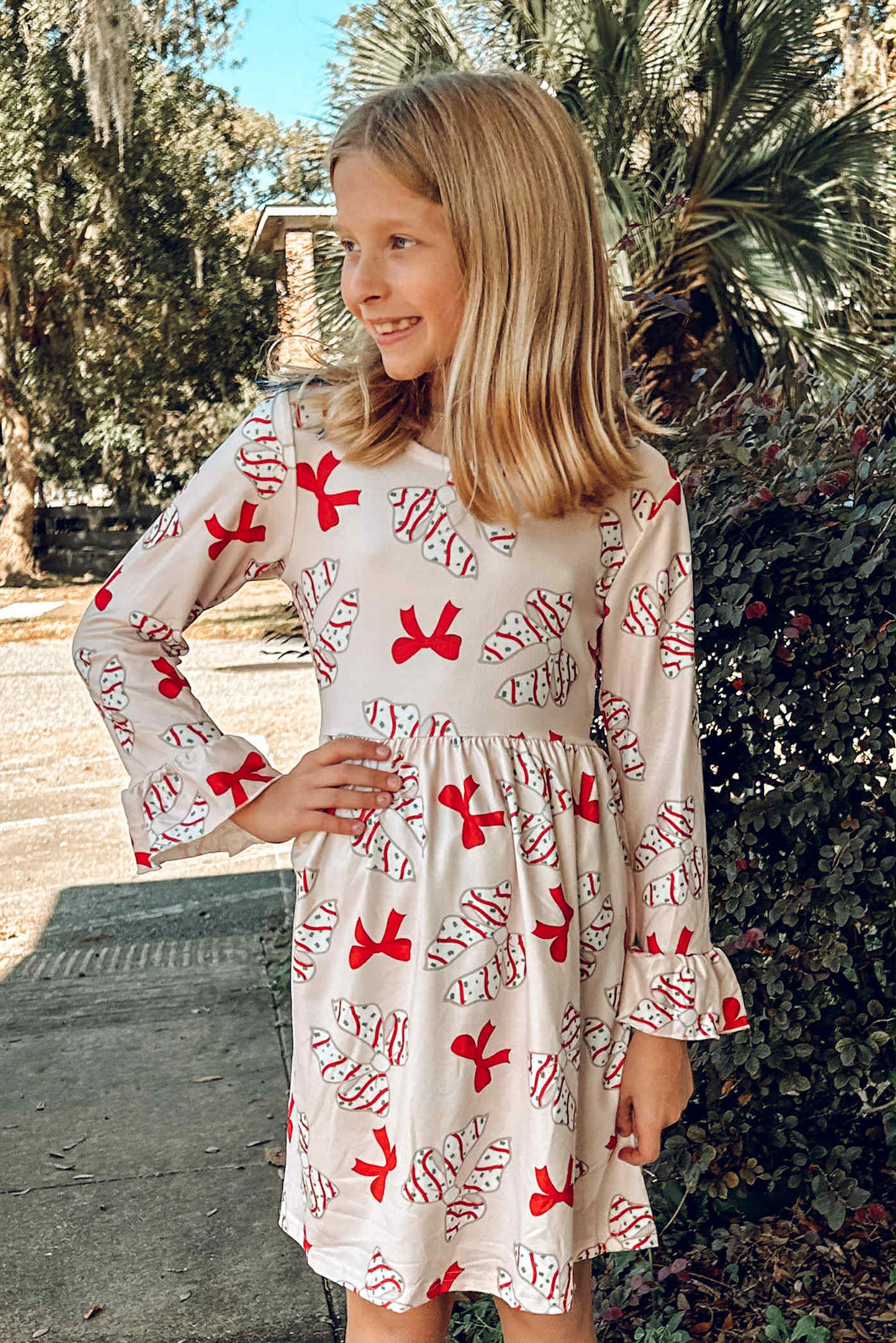 Christmas Gingerbread Cake Dress Southern Saint Boutique Christmas Gingerbread Cake Dress Southern Saint Boutique