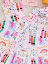 Ruffles + Scribbles Ruffle Dress