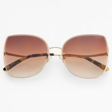 Margot Oversized  Sunglasses | Gold / Brown