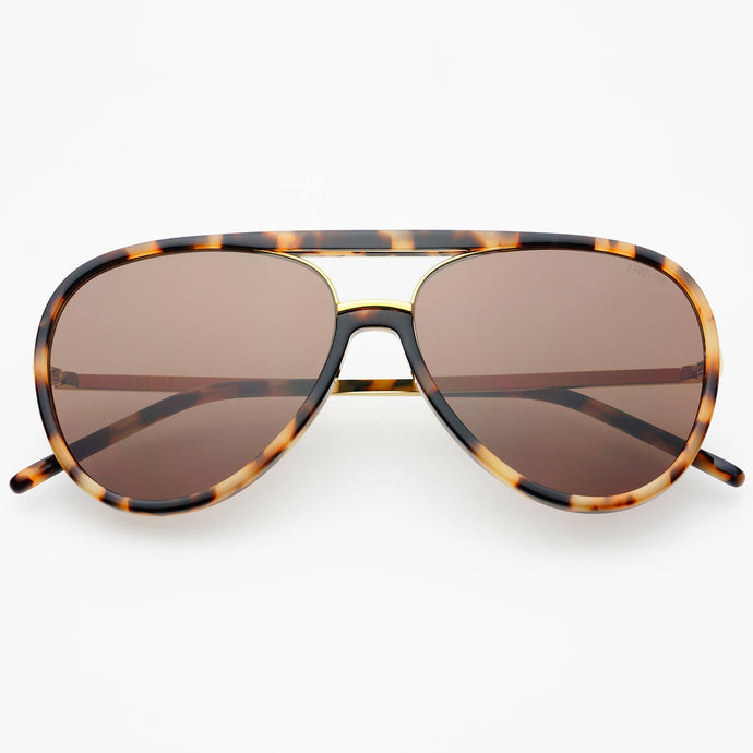 Shay Aviator Sunglasses | Tortoise / Brown