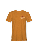picture 2 front of mens Roam Honey Hole Tee | Rust