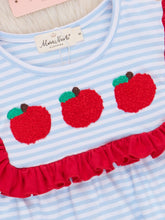 Red Apples + Stripes Ruffle Set
